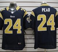 2012 NFL St. Louis Rams 24 Pead Dark Blue Nike Nike Elite Jersey